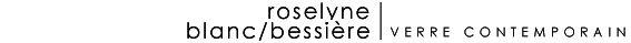 roselyne blanc bessire verre contemporain